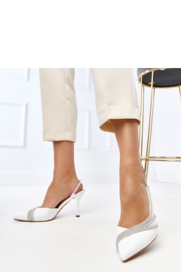 Sandalai su kulnu model 215611 PRIMO